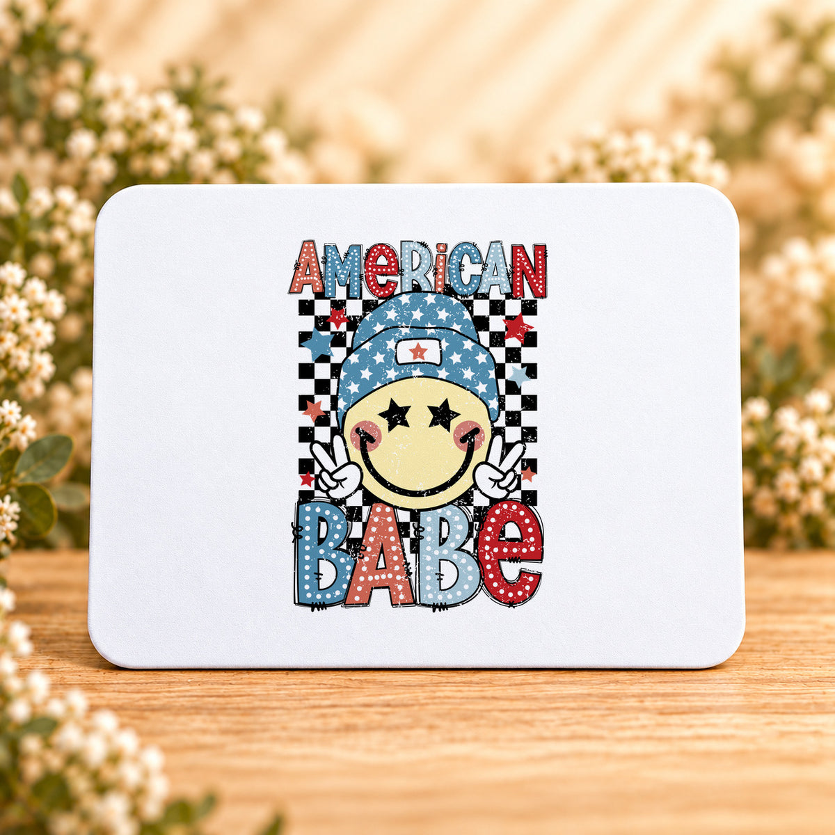 American Babe — Rectangular Mouse Pad