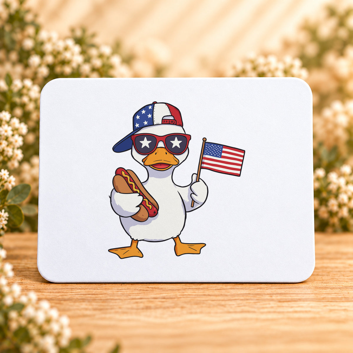 American Duck — Rectangular Mouse Pad