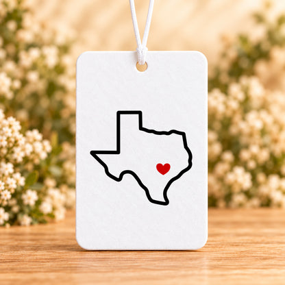 Austin Texas Home Heart — Air Freshener