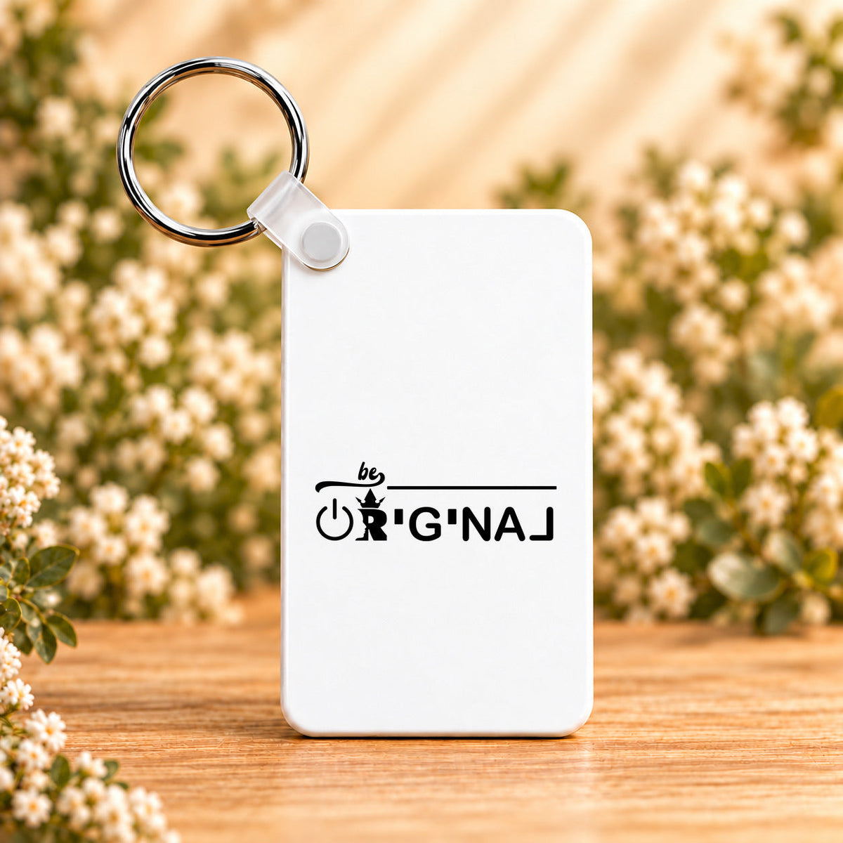 Be Original — Rectangle Keychain