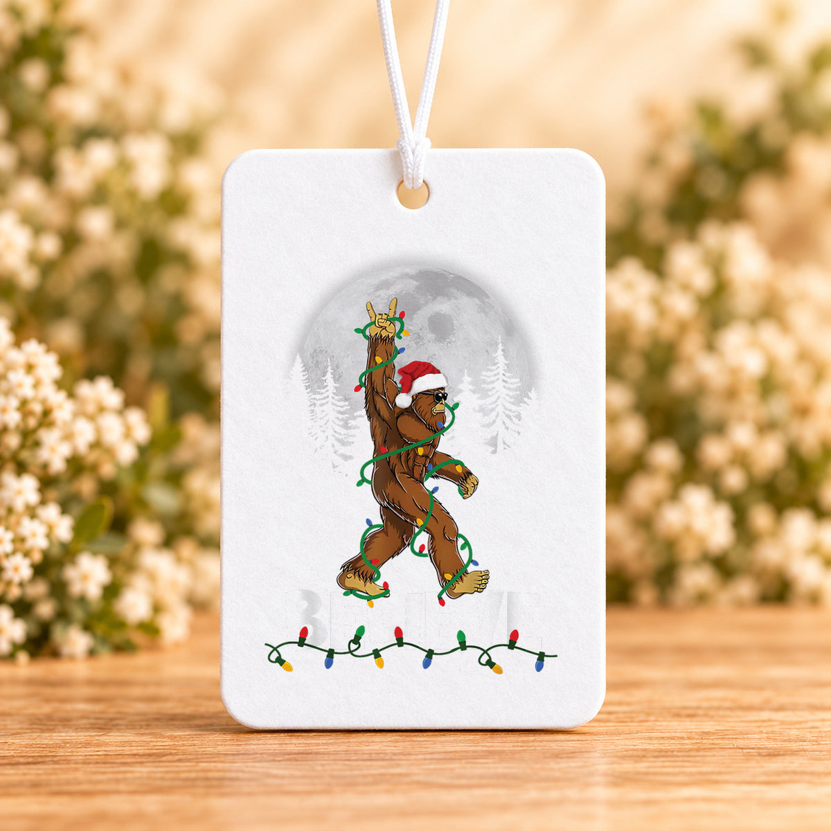 Believe Bigfoot Moon — Air Freshener