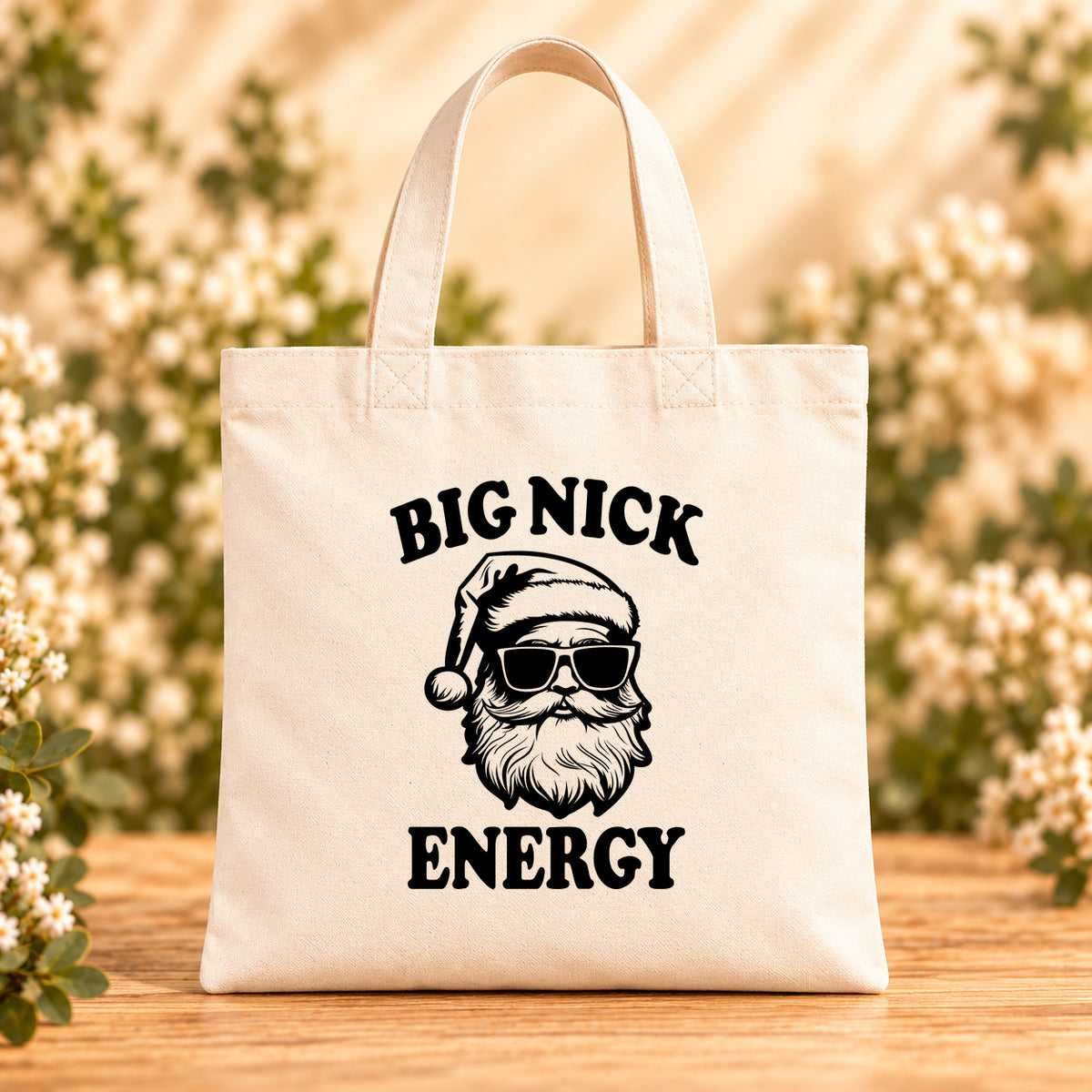 Big Nick Energy — Beige Canvas Tote Bag