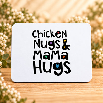 Chicken Nugs & Mama Hugs — Rectangular Mouse Pad