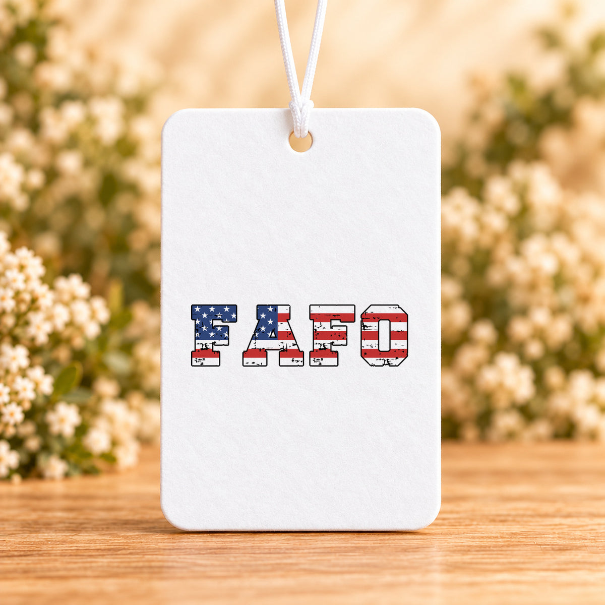 FAFO USA Flag — Air Freshener