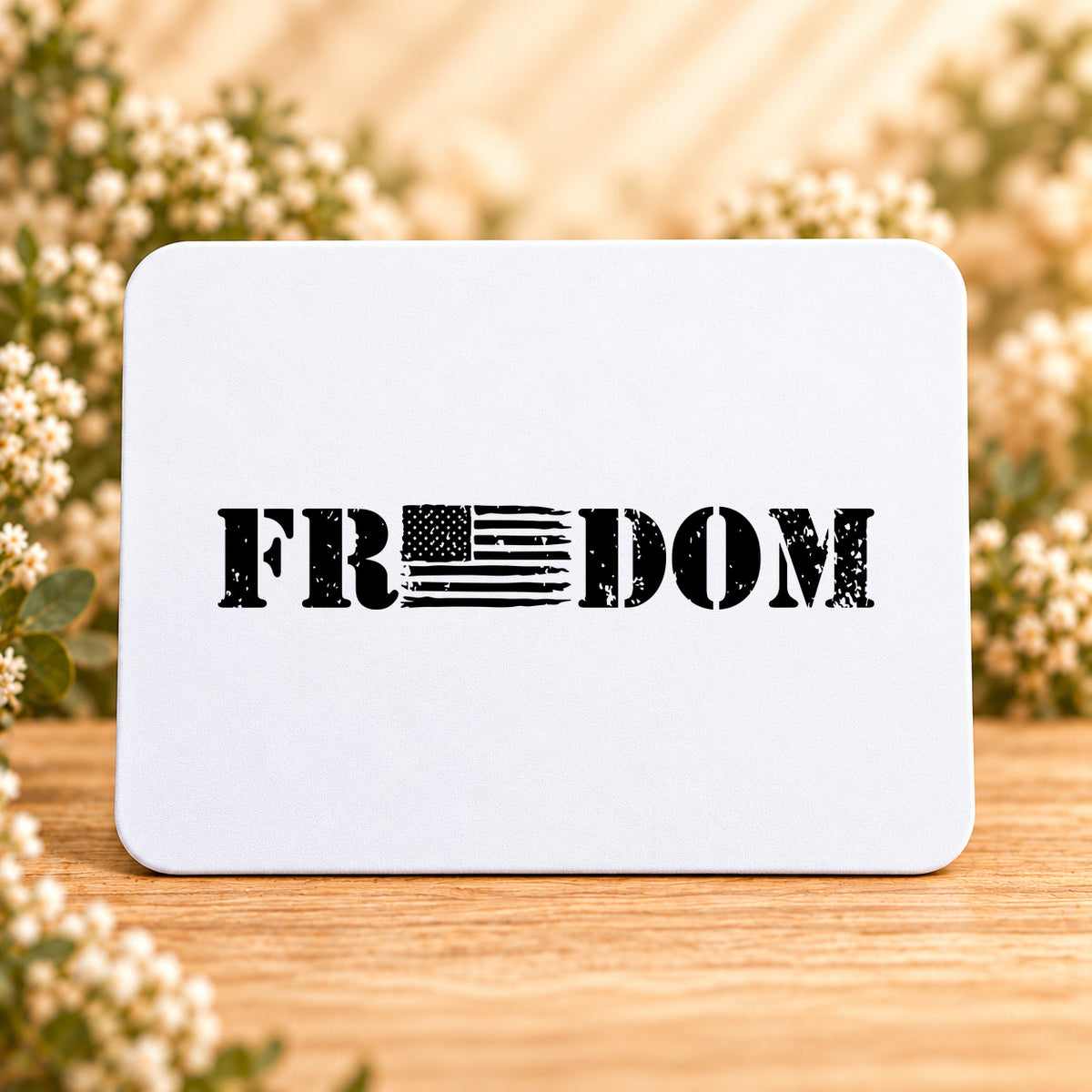 Freedom Flag — Rectangular Mouse Pad