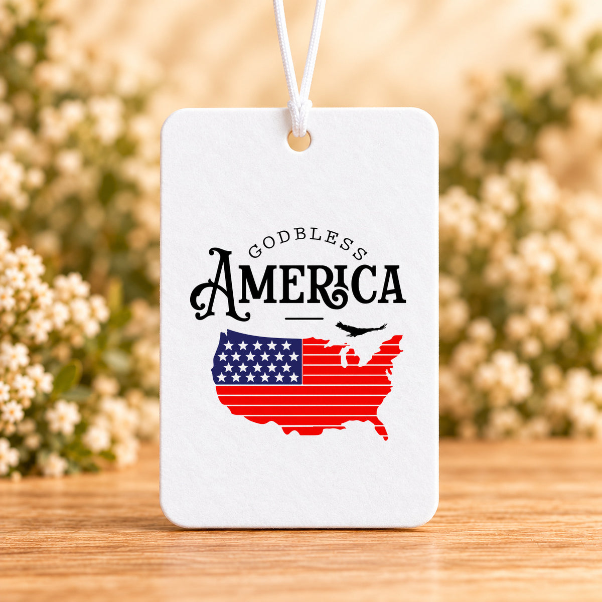God Bless America Map — Air Freshener