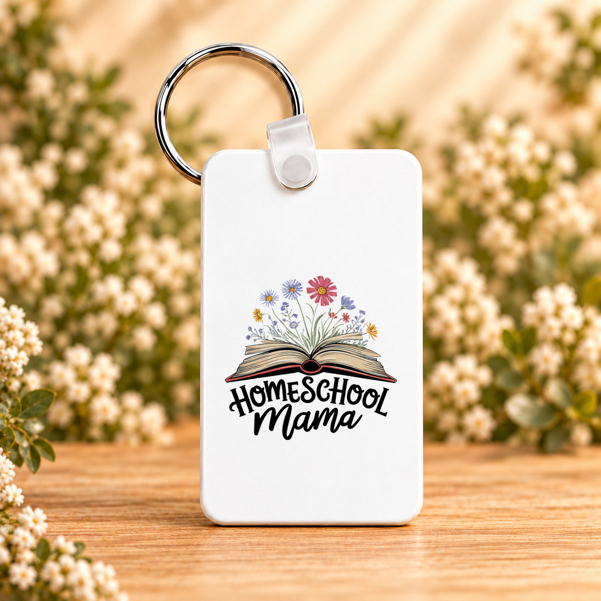 Homeschool Mama — Rectangle Keychain