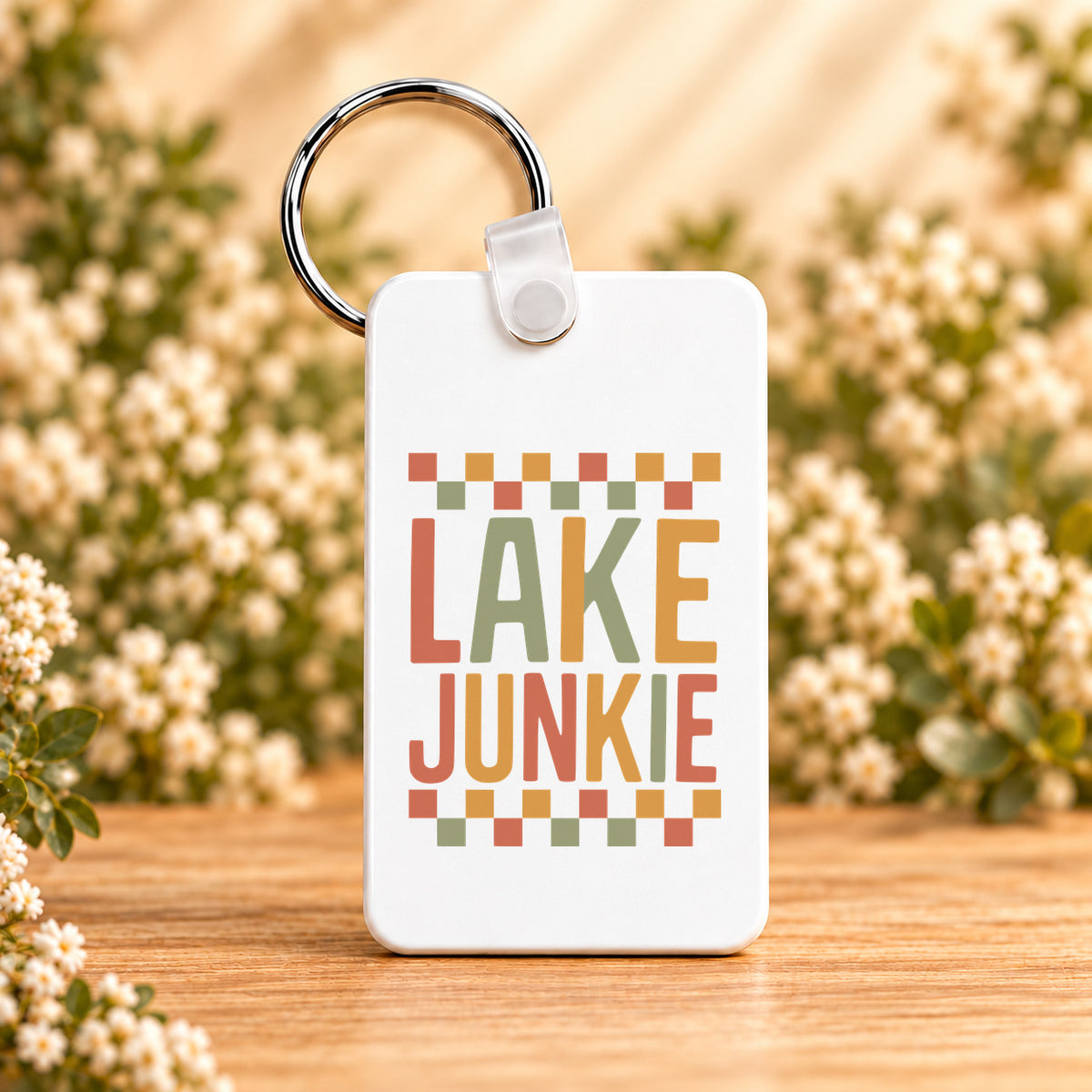 Lake Junkie — Rectangle Keychain