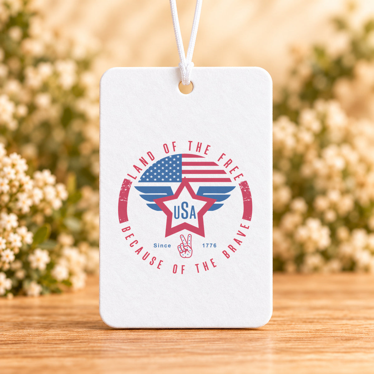 Land of the Free USA Wings — Air Freshener