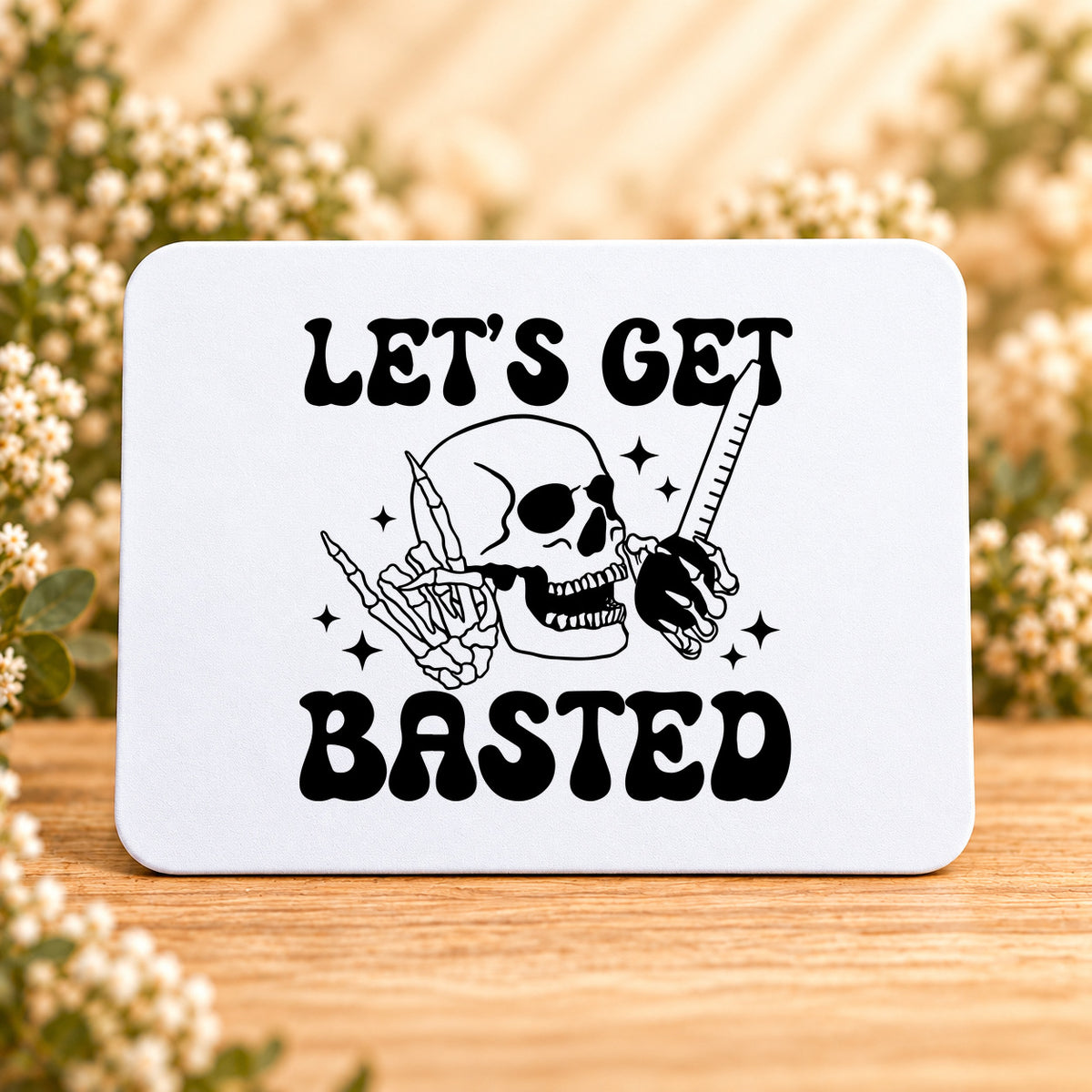 Let's Get Basted — Rectangular Mouse Pad