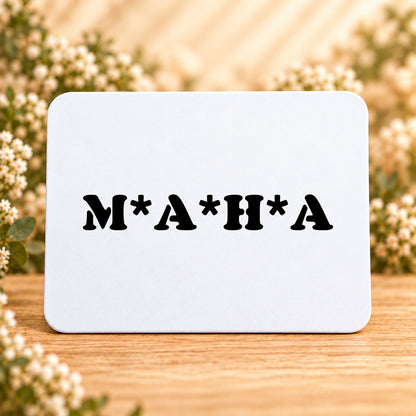MAHA Make America Healthy Again — Rectangular Mouse Pad