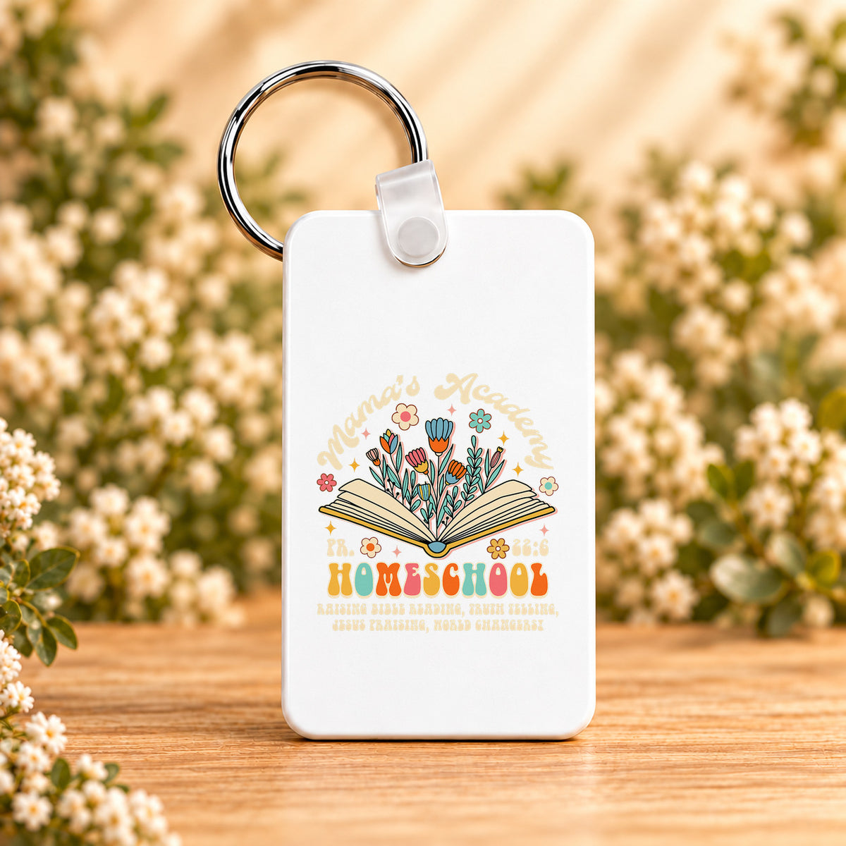 Mama’s Academy Homeschool — Rectangle Keychain
