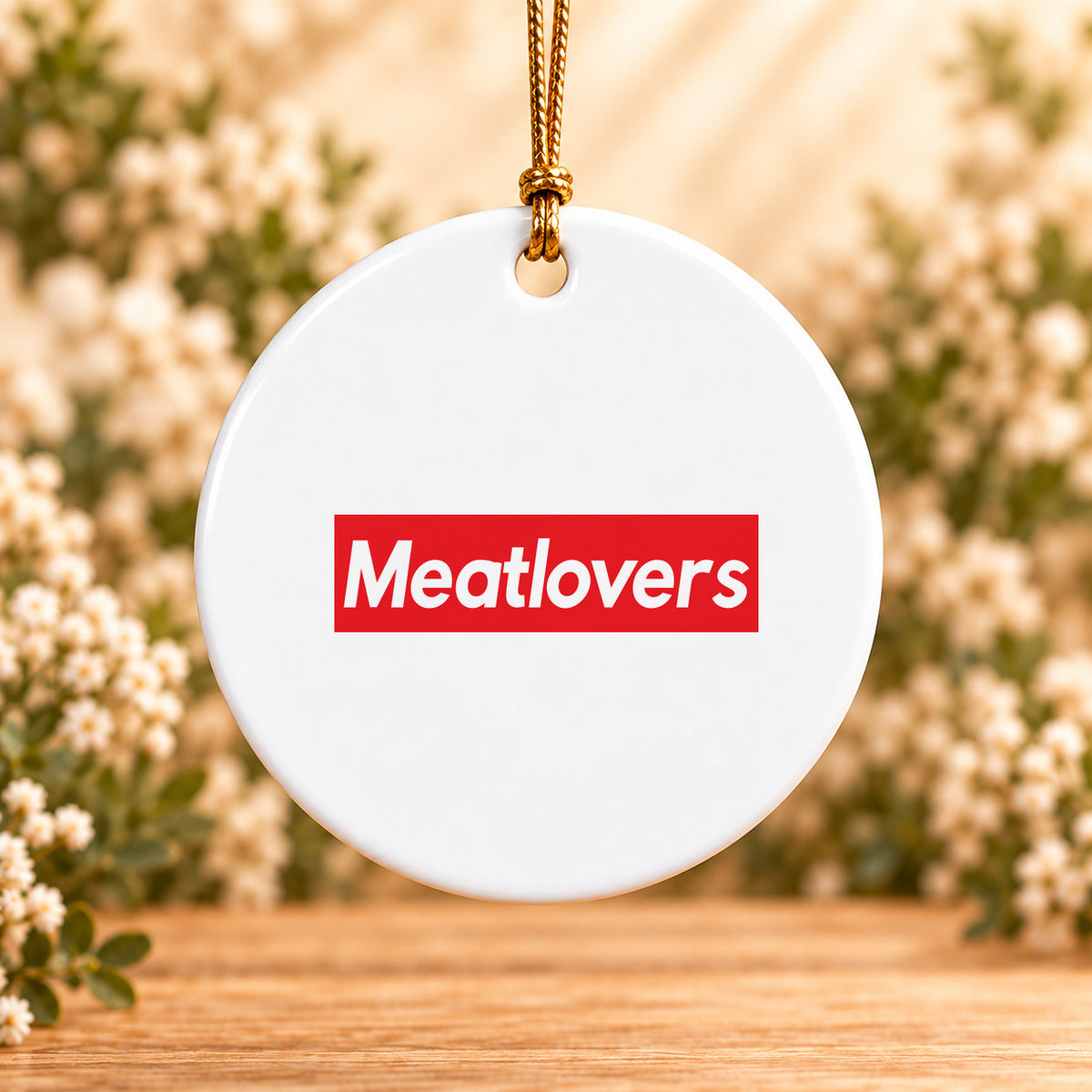 Meatlovers — Round Ceramic Ornament