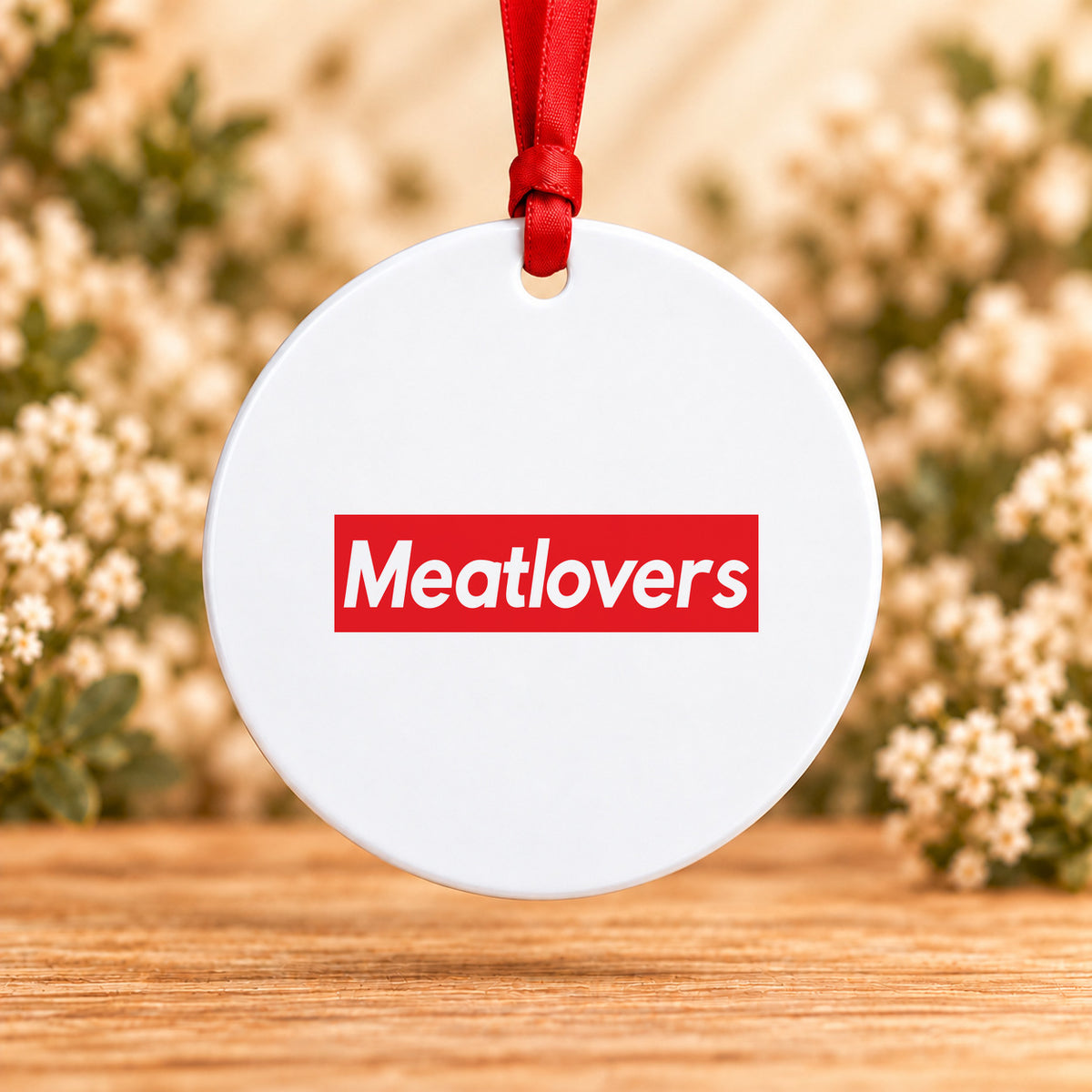 Meatlovers — Round Metal Ornament