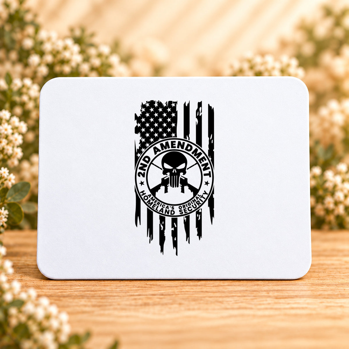 One Nation Under God Second Amendment — Rectangular Mouse Pad