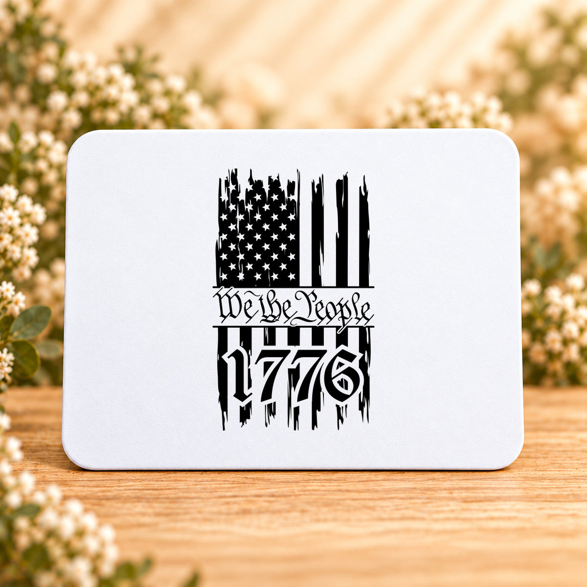 One Nation Under God We the People — Rectangular Mouse Pad