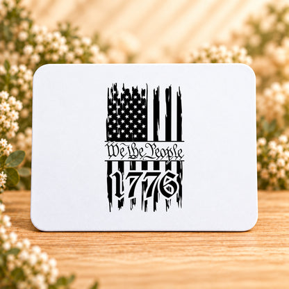 One Nation Under God We the People — Rectangular Mouse Pad