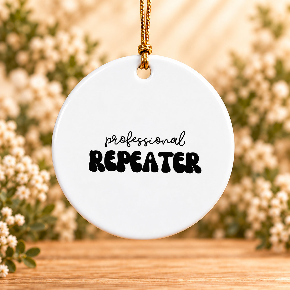 Professional Repeater — Round Ceramic Ornament