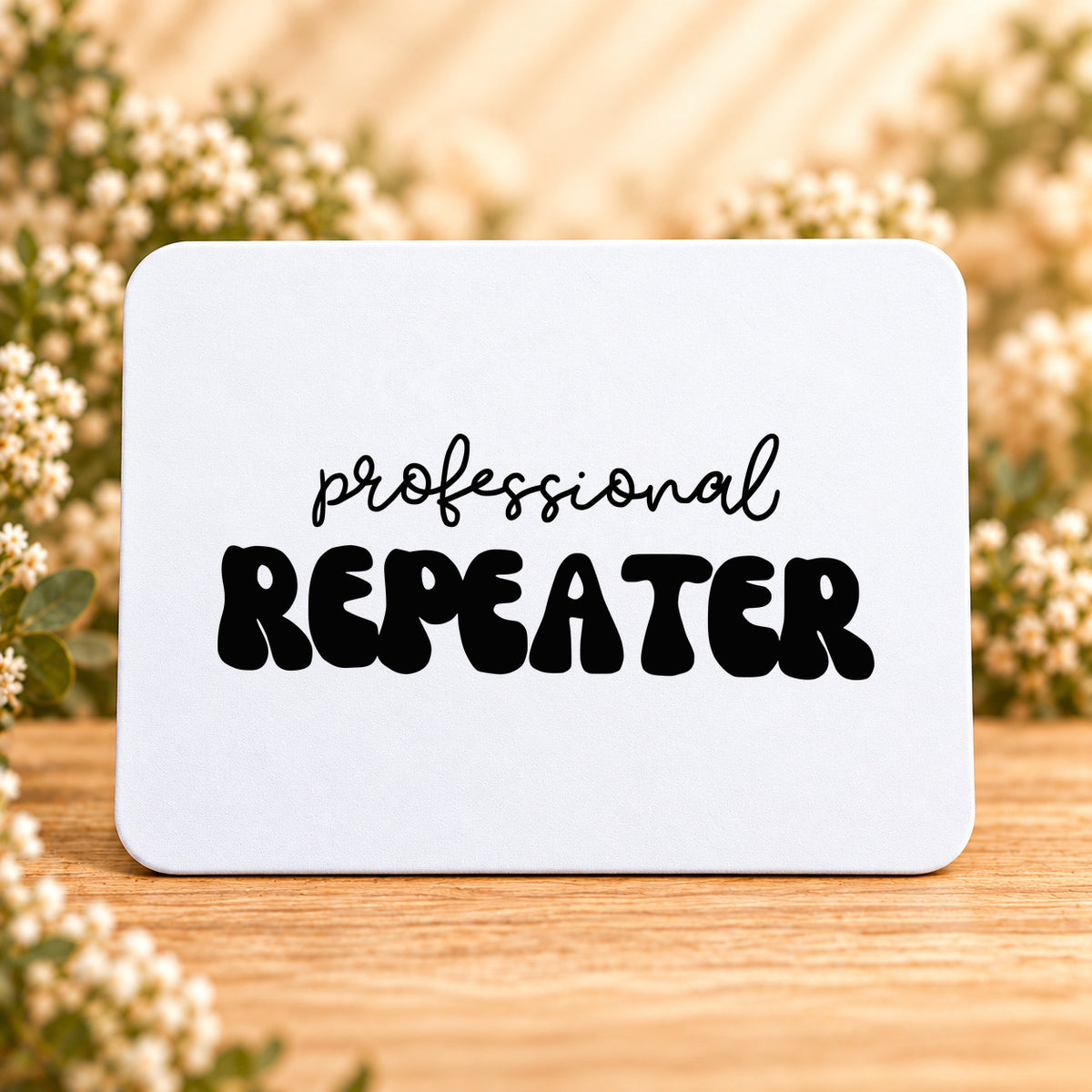Professional Repeater — Rectangular Mouse Pad