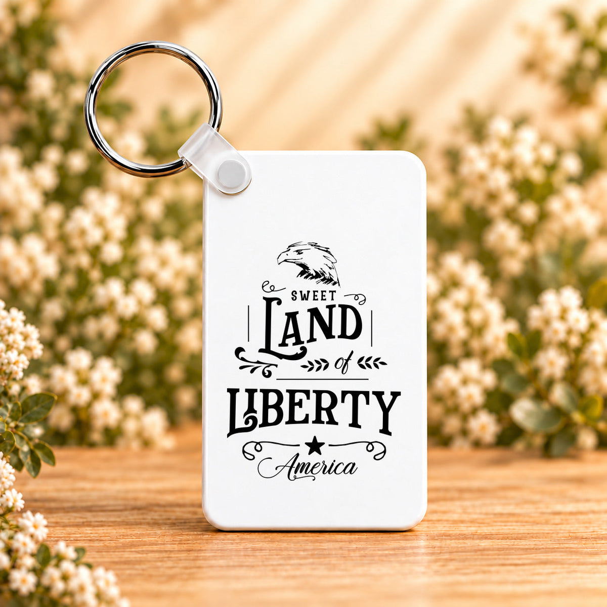 Sweet Land of Liberty — Rectangle Keychain