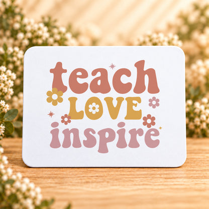 Teach Love Inspire — Rectangular Mouse Pad