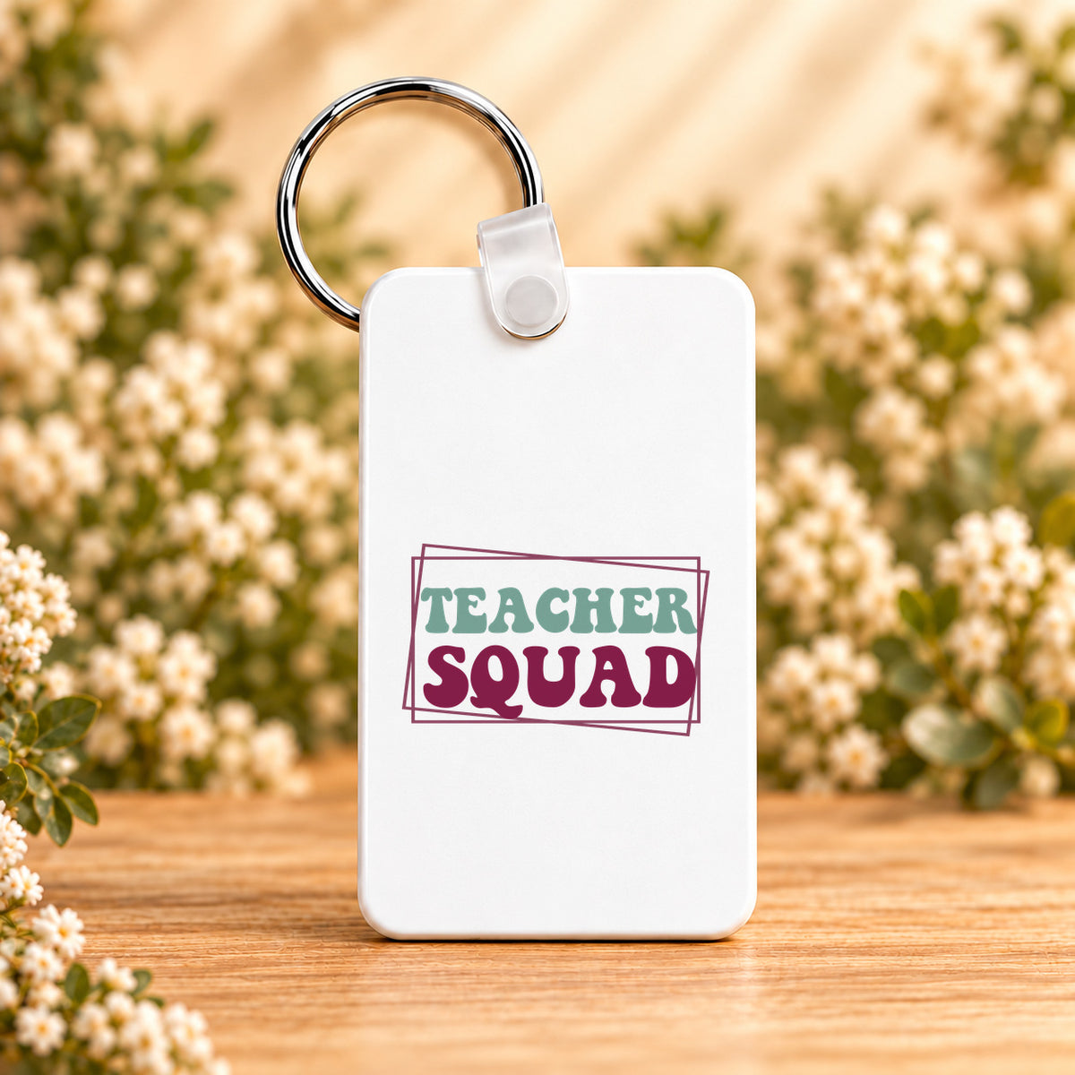 Teacher Squad — Rectangle Keychain