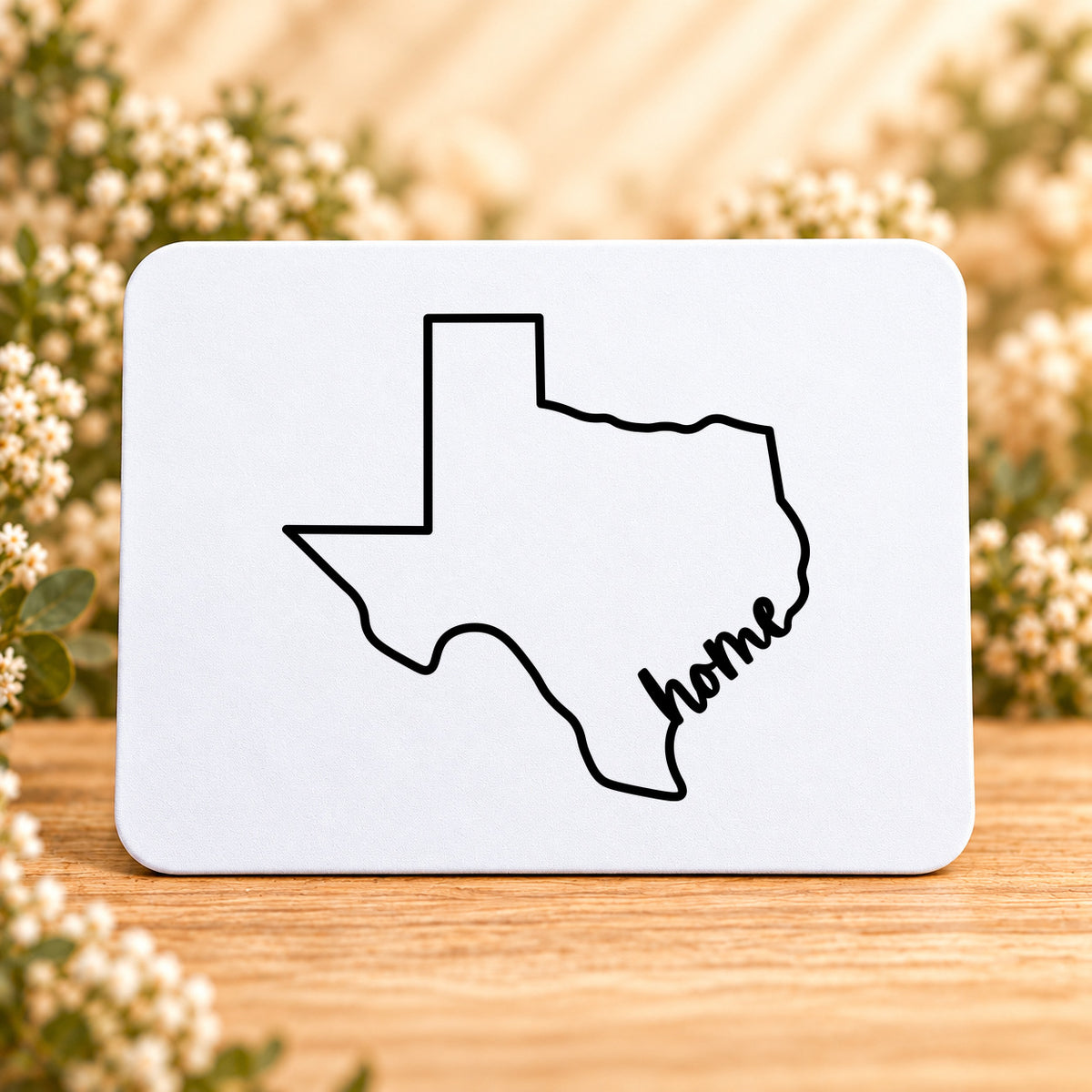 Texas Home — Rectangular Mouse Pad