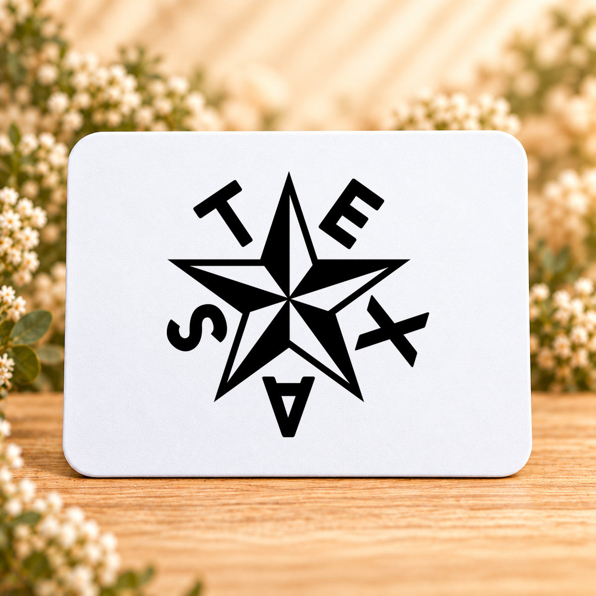 Texas Star — Rectangular Mouse Pad