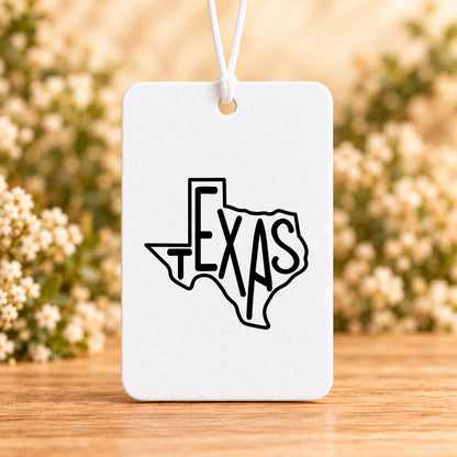 Texas State Outline — Air Freshener