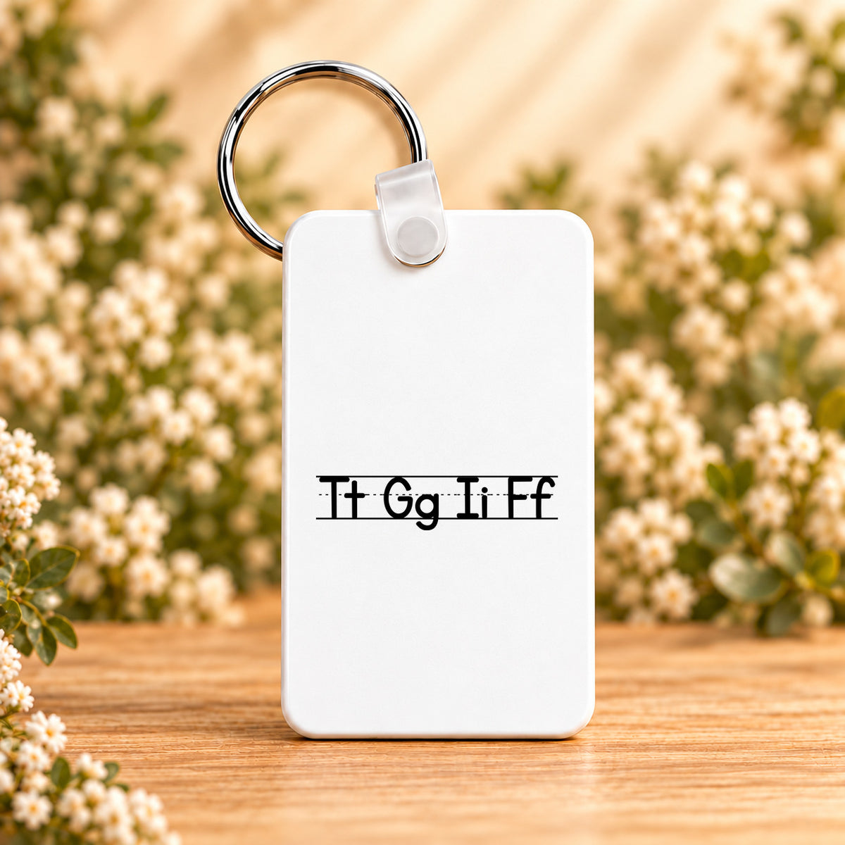 TGIF Teacher — Rectangle Keychain