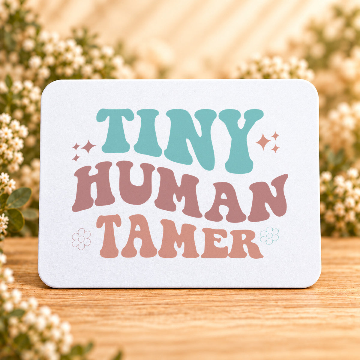 Tiny Human Tamer — Rectangular Mouse Pad