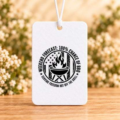Weekend Forecast: 100% Chance of BBQ — Air Freshener