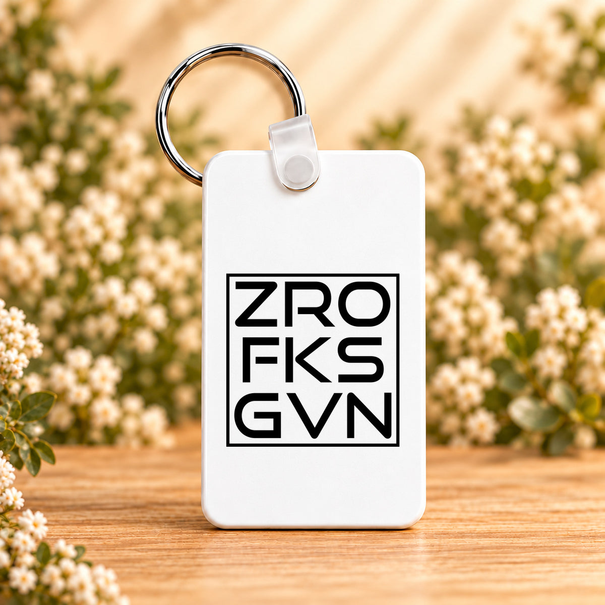 Zero FKS Given — Rectangle Keychain