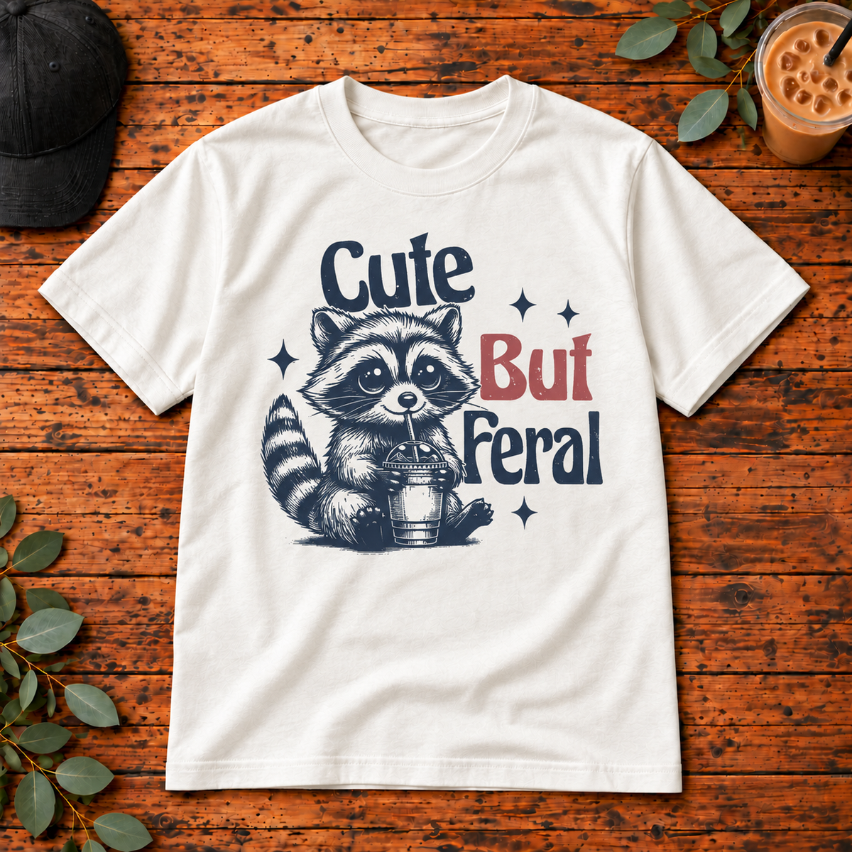 Cute But Feral design on a single garment, Dobyns Family Creations