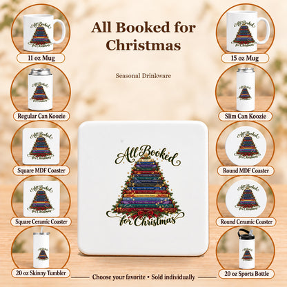 All Booked for Christmas — All 10 drinkware options