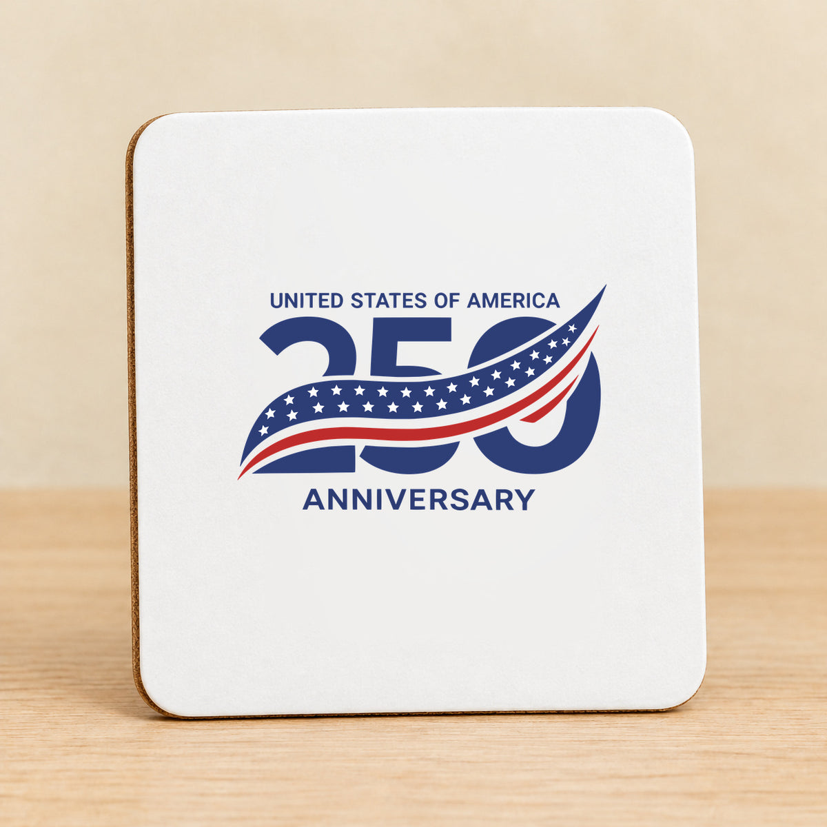 America 250th Anniversary — Square MDF Coaster