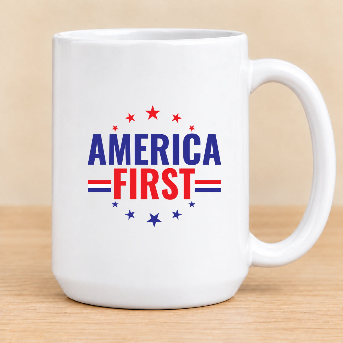 America First — 15 oz Ceramic Mug