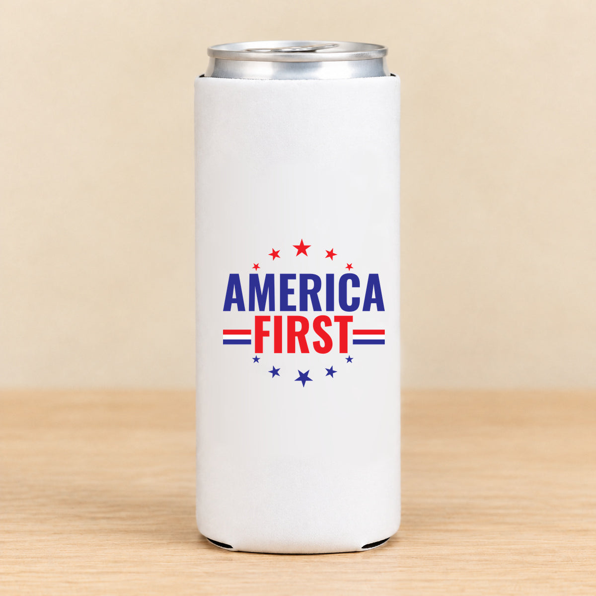 America First — Slim Can Koozie