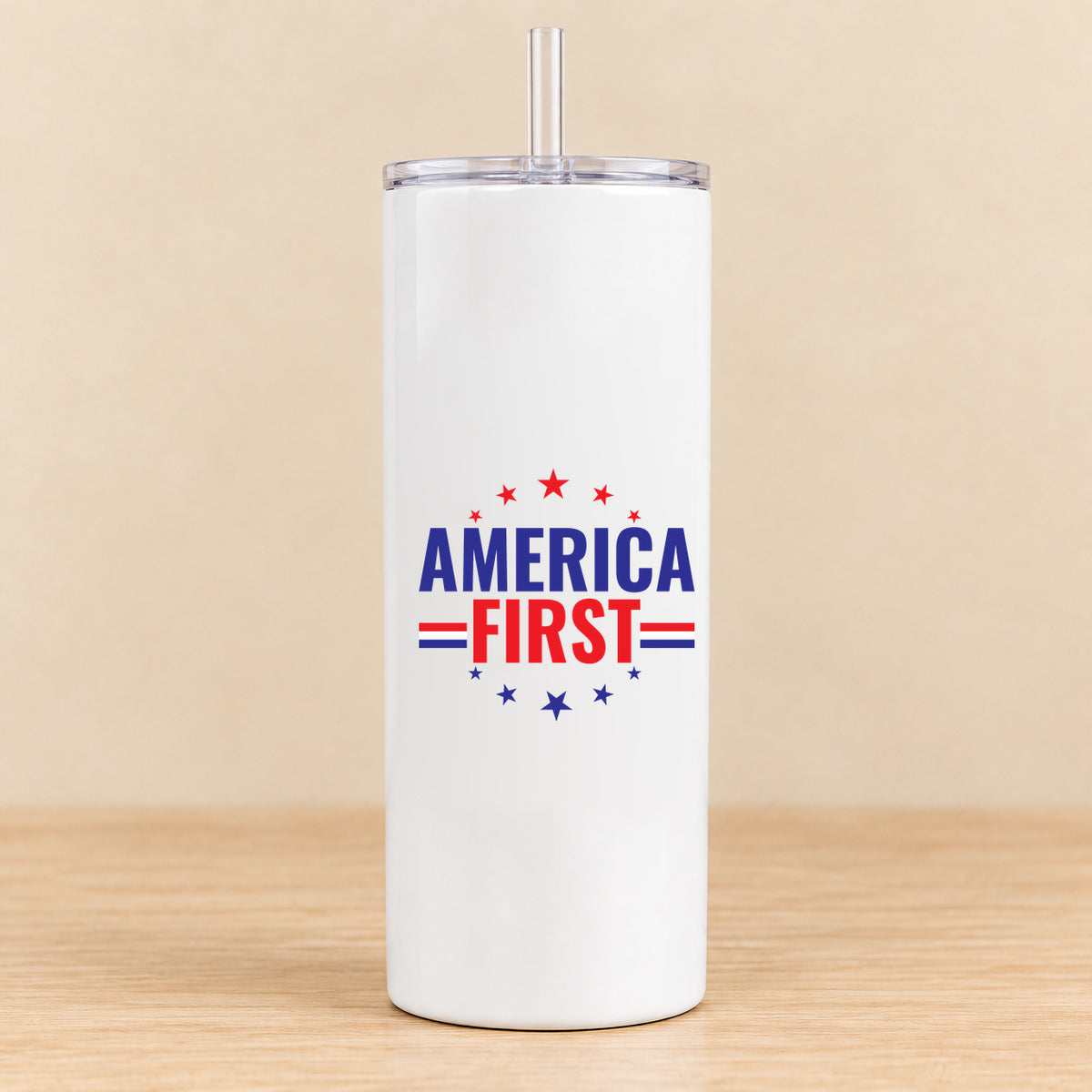 America First — 20 oz Skinny Tumbler