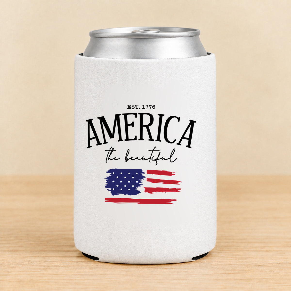 America the Beautiful — Regular Can Koozie