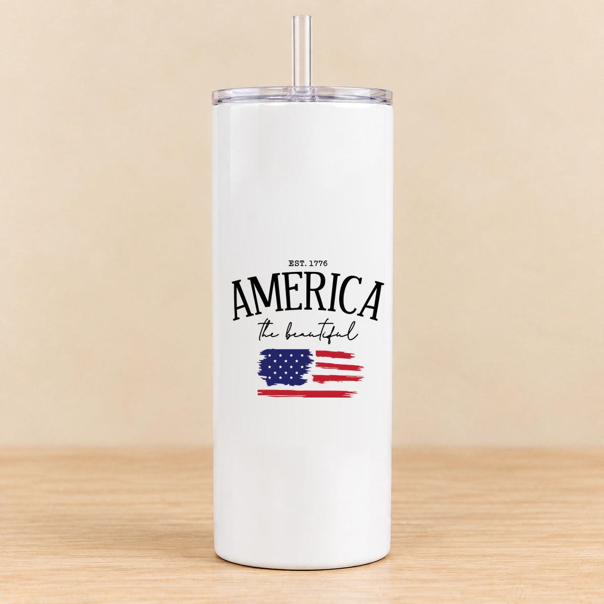 America the Beautiful — 20 oz Skinny Tumbler