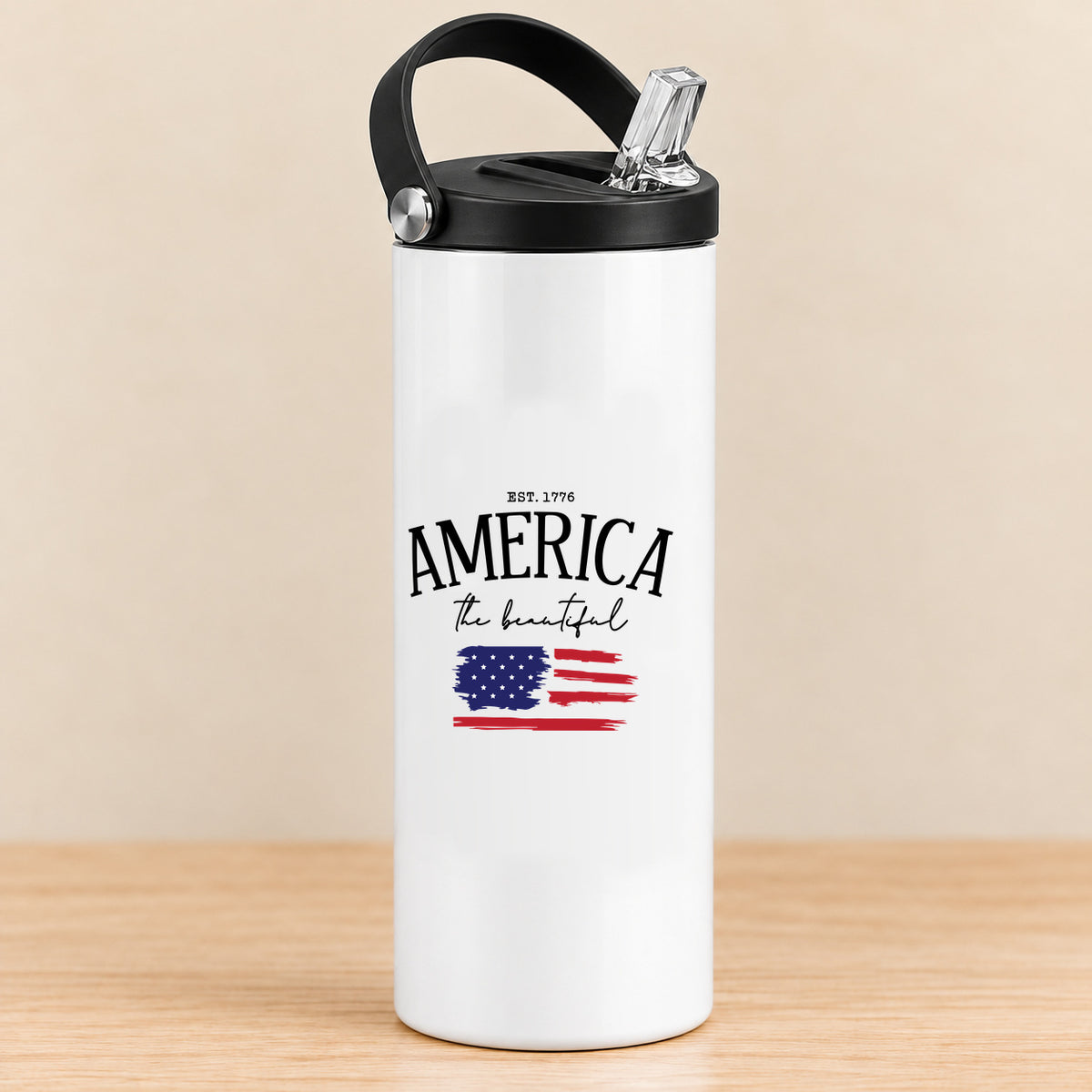 America the Beautiful — 20 oz Sports Bottle