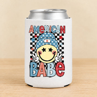 American Babe — Regular Can Koozie