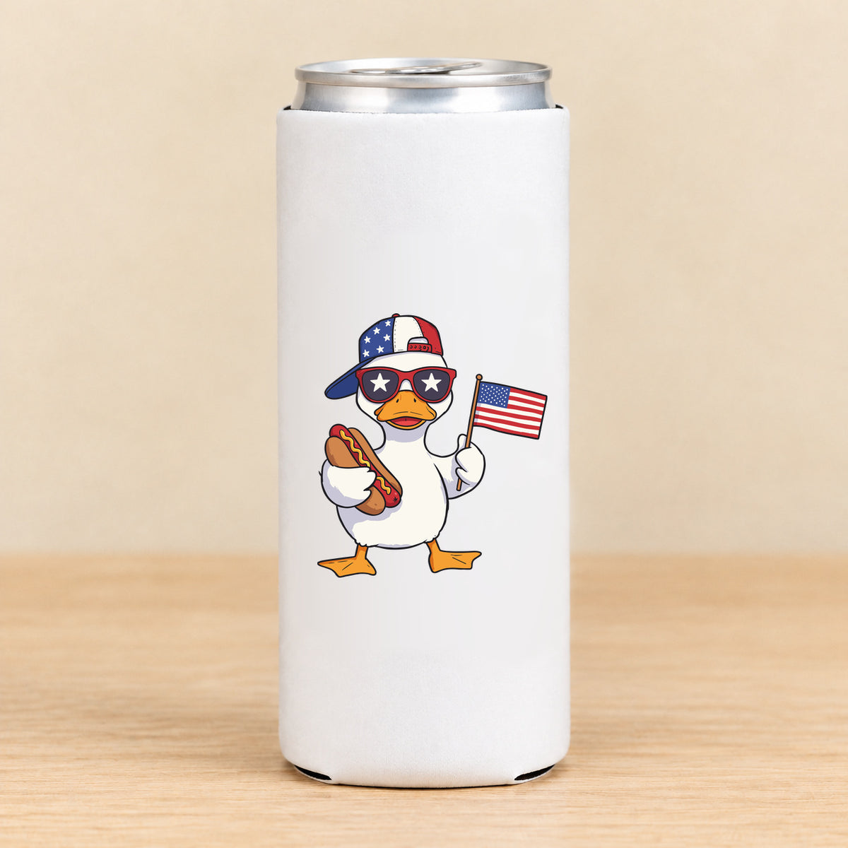 American Duck — Slim Can Koozie