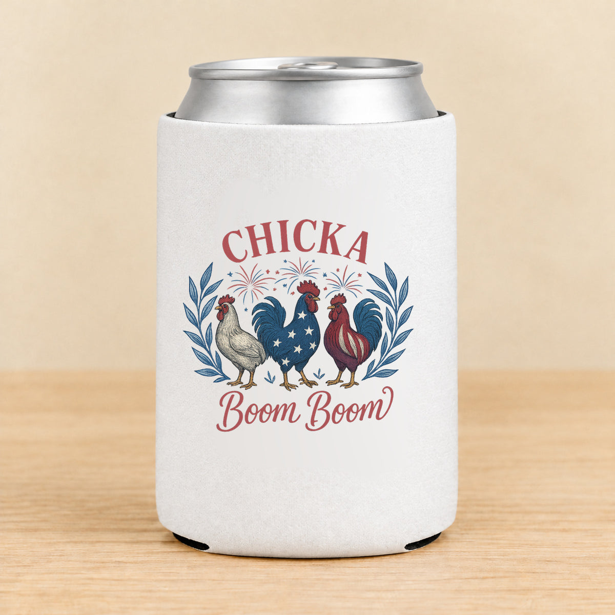 Chicka Boom Boom — Regular Can Koozie
