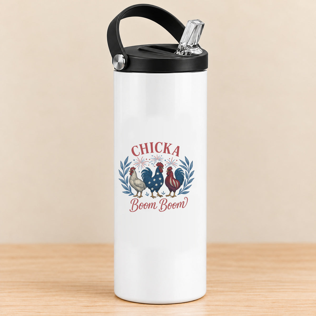 Chicka Boom Boom — 20 oz Sports Bottle