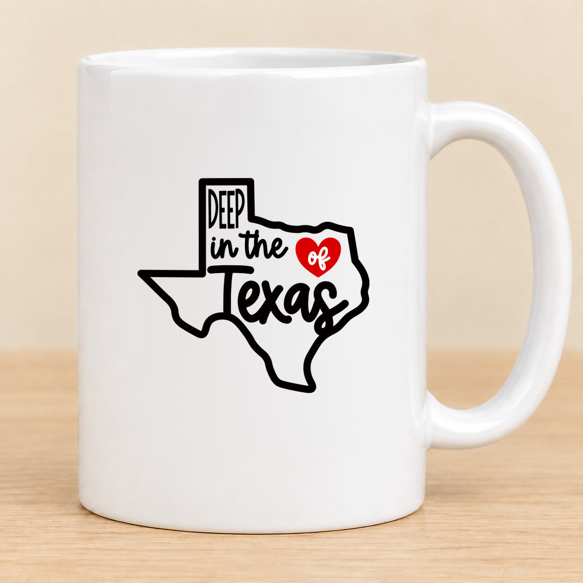 Deep in the Heart of Texas — 11 oz Ceramic Mug