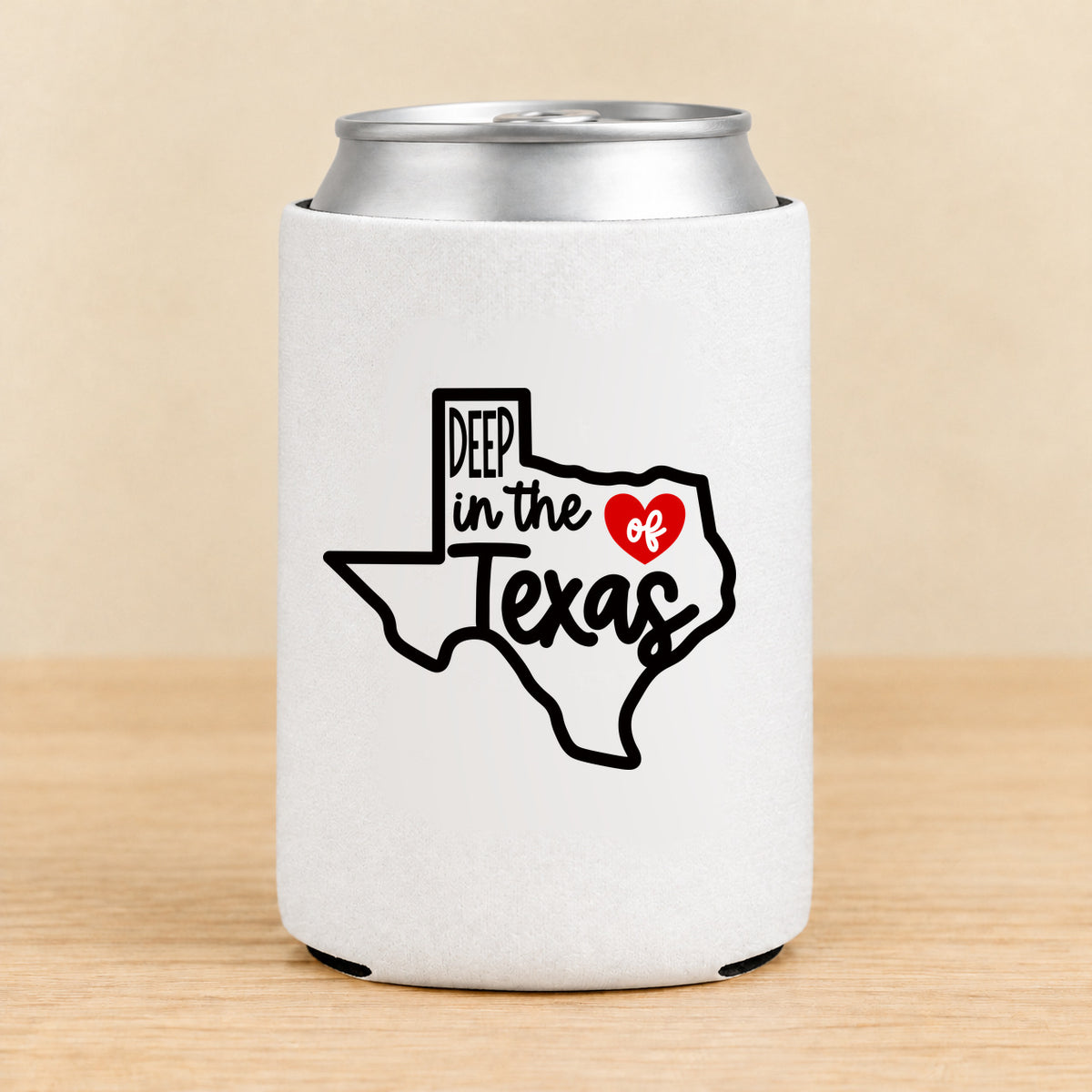 Deep in the Heart of Texas — Regular Can Koozie