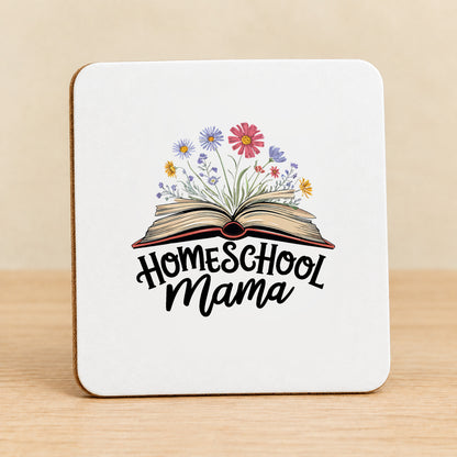 Homeschool Mama — Square MDF Coaster