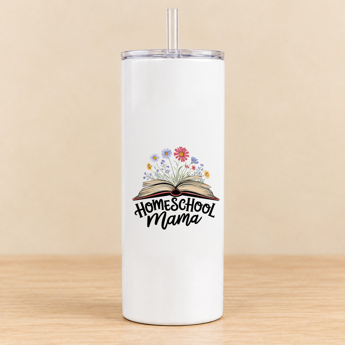 Homeschool Mama — 20 oz Skinny Tumbler